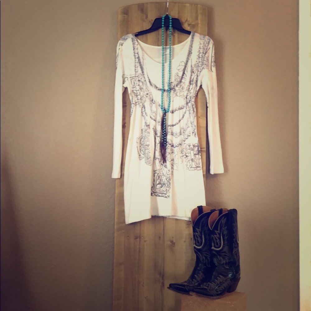 Long sleeve dress print dress by DB Sport